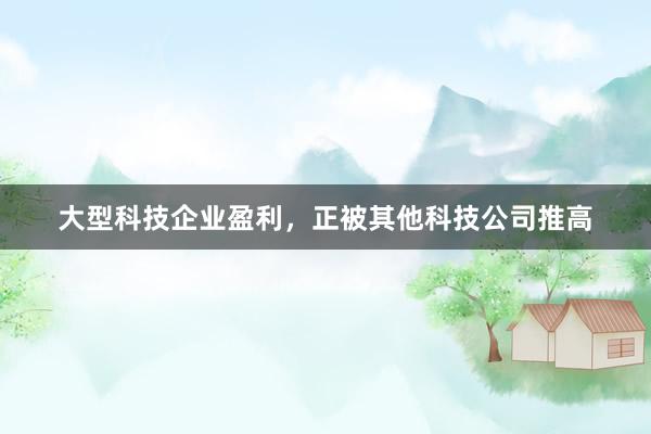 大型科技企业盈利，正被其他科技公司推高