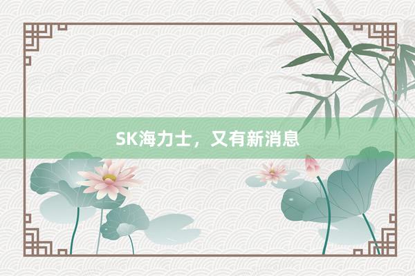 SK海力士，又有新消息